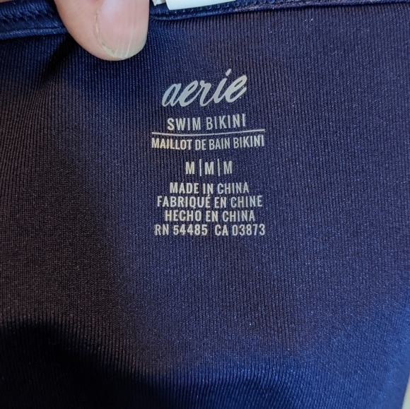 Aerie Floral Tie Style Bikini Bottom Sz S - Picture 5 of 5